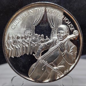 Sterling Silver JFK “Culture in the White House” Round – Pablo Casals Tribute