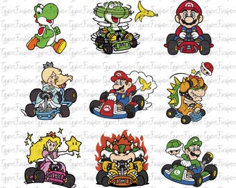Paquete de Super Mario Kart (Png), Cumpleaños de Super Mario (Png), Familia de Super Mario (Png), Personaje de Super Mario (Png), Mario Kart (Png), Descarga instantánea