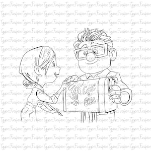 Disney Up Png, Carl and Ellie Png, Up Movie Png, Adventure Awaits Rainbow Balloons Png, My Greatest Adventure Png, Her Carl His Ellie Png