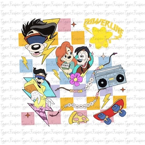 Disney Max and Roxanne Shirt, Disney Valentine&#39;s Day Png, Goofy Max Roxanne Powerline Png, Disney Magic Kingdom Png, Disney Love Png