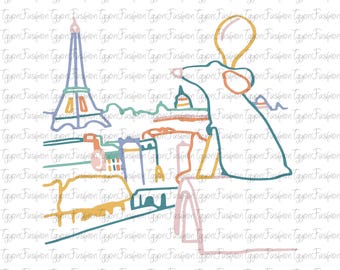 Disney Little Chef Remy png, Ratatouille-kock png, vem som helst kan laga mat png, Ratatouille-png, digital fil, Remy-png, muskock-png, direktnedladdning