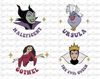 Disney Bösewichte Bösewichte Png, Disney-Bösewichte Png, Disney-Schurken Charaktere Png, Maleficent Böse Königin Cruella Png, Disneyland Mädchen Reise