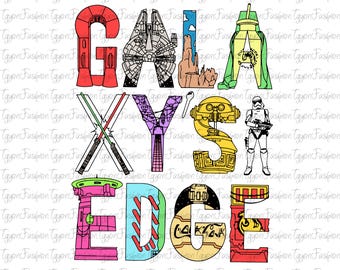 Disney Star Wars Characters Png, Galaxy's Edge Png,Darth Vader Png,Star Wars Png,Digital File,May The Force Be With You Png,Instant Download