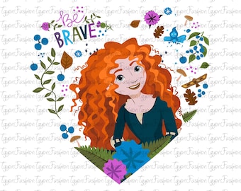 Princesa Mérida de Disney: Valiente (Png), Princesa Mérida de Disney (Png), Grupo de Princesas Disney (Png), Reino Mágico (Png), Familia Disney a Juego (Png)