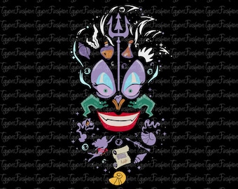 Disney Villains Ursula Png,The Little Mermaid Ursula Png,Disney Ariel Ursula Png,The Little Mermaid Png,Disney Villains Witch Png,Ursula Png