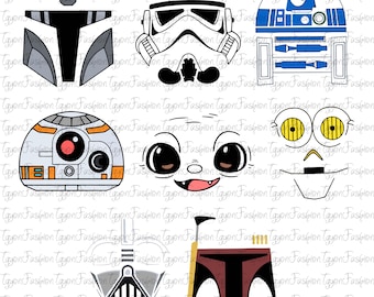 Personajes de Disney Star Wars Png, Galaxy's Edge Png, Darth Vader Png, Star Wars Png, Archivo digital, Que la fuerza te acompañe Png, Descarga instantánea