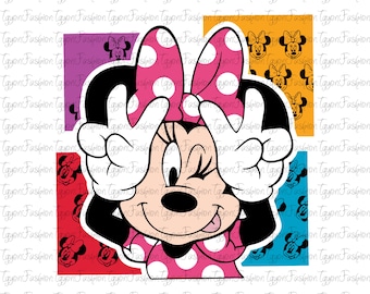 Disney Minnie Mouse Png, Mickey Birthday Png, Mickey Mouse Png, Disney Mickey Minnie Pluto Png, Mickey And Friends Png, Vintage Minnie Png