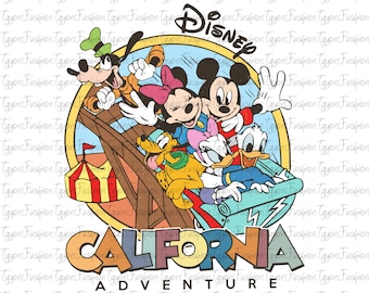Disney Mickey and Friends California Adventure Png, Disney Mickey & Co Png, Mickey Mouse Png, Disney Trip Png, Disney Magic Kingdom Png