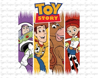 Toy Story To infinity and Beyond Png, Toy Story Friends Png, Disney Woody Jessie Buzz Alien Rex Png, Family Vacation Png, Instant Download