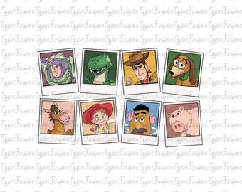 Toy Story Characters Png, Toy Story Friends Png, Disney Woody Jessie Buzz Alien Rex Png, Family Vacation Png, Digital File, Instant Download