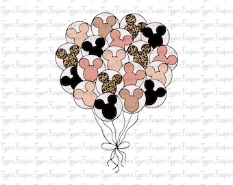 Disney Mickey and Minnie Balloon Png, Disney Minnie Mouse Png, Mickey Mouse Png, Disney Mickey Minnie Pluto Goofy Png, Instant Download