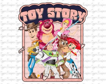 Toy Story To infinity and Beyond Png, Toy Story Friends Png, Disney Woody Jessie Buzz Alien Rex Png, Family Vacation Png, Instant Download