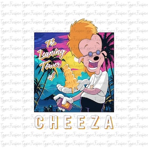 Disney 90s Goofy Shirt, A Goofy Movie Leaning Tower Of Cheeza Png, Goofy Max Roxanne Powerline Png, Magic Kingdom Png,Disney Powerline Png