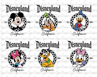 Disneyland Mickey and Friends Bundle Png, Disney Mickey & Co Png, Mickey Mouse Png,Disney Trip Png,Instant Download,Disney Magic Kingdom Png
