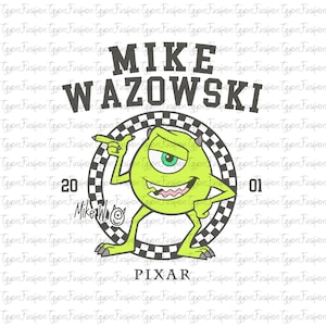 Disney Monsters Characters Watercolor Png, Disney Monsters Png, Disney Mike Png, Disney Sulley Png, Monster Inc Png, Monsters University Png