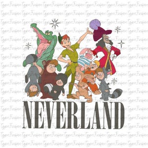 Disney Peter Pan Neverland Png, Disney Peter Pan Png, Tinker Bell Captain Hook Png, Neverland Png, Tinkerbell Png, Magic Kingdom Png