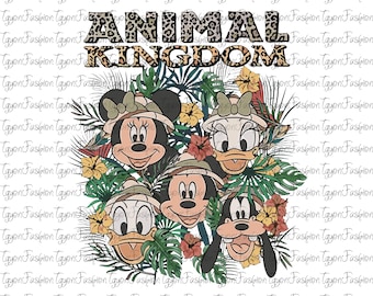 Disney Mickey and Friends Safari Png, Disney Safari Png, Mickey Mouse Png, Disney Animal Kingdom Png, Safari Mode Png, Instant Download