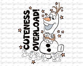 Disney Olaf Cuteness Overload Png, Disney Olaf and Sven Png, Disney Magic Kingdom Png, Disneyland Frozen Png, Disney Elsa and Anna Png