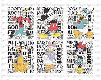 Disney Mickey and Friends Png, Disney Mickey & Co Png, Mickey Mouse Png, Disney Trip Png, Instant Download, Disney Magic Kingdom Png