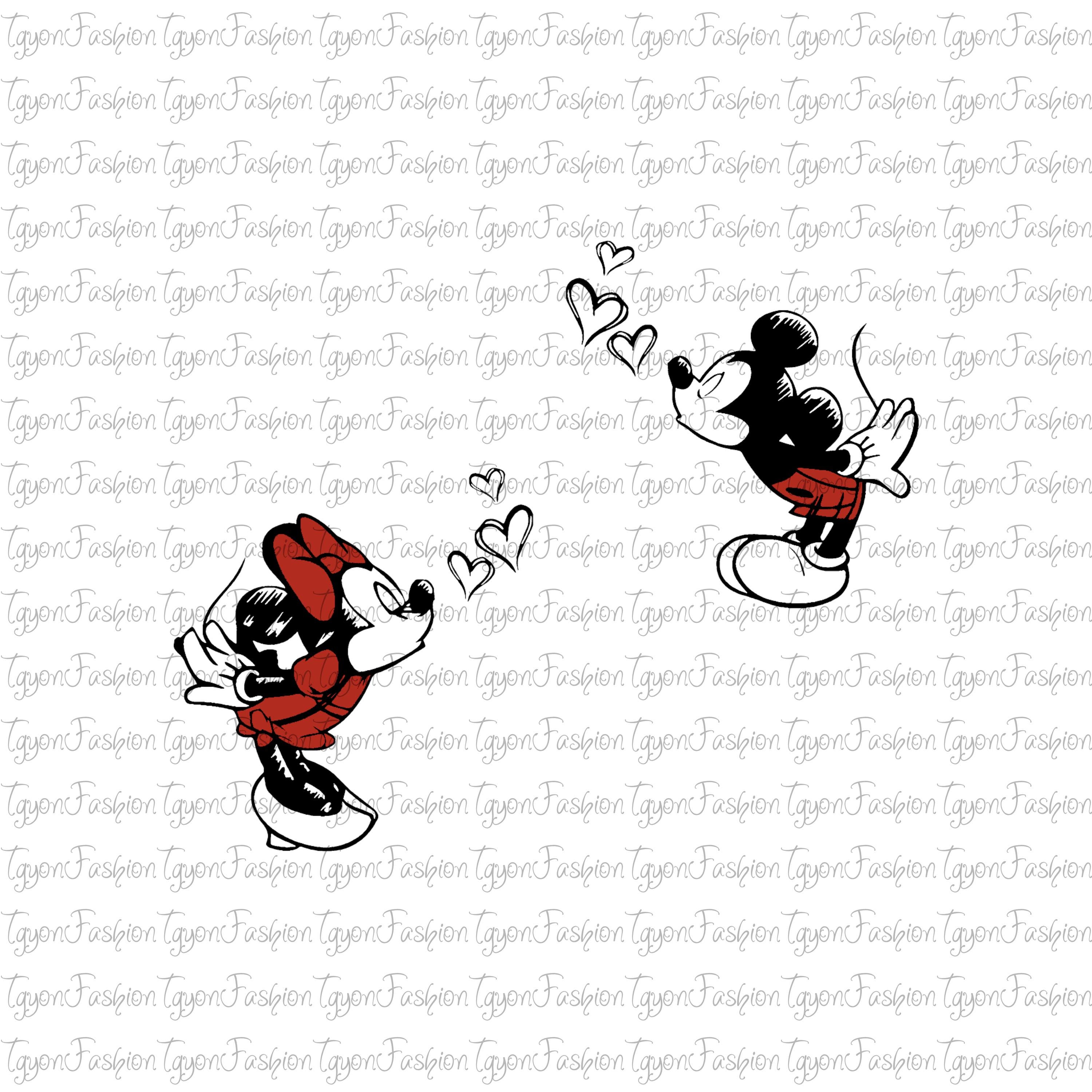 Mickey minnie kiss - Etsy 日本