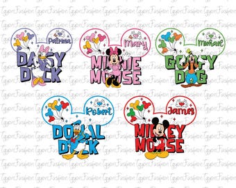 Disney Mickey and Friends Png, Disney Mickey & Co Png, Mickey Mouse Png, Disney Trip Png, Instant Download, Disney Magic Kingdom Png
