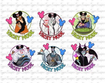 Disney Villains Vacay Mode Mickey Balloons Png, Disney Villains Png, Disney Villains Characters Png, Maleficent Evil Queen Hades Scar Png