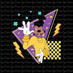 Disney Retro 90s Goofy Shirt, Disney Goofy Powerline Stand Out Tour 95 Png, Goofy Max Powerline Png,Magic Kingdom Png,Disney Powerline Png