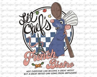 Disney Little Chef Remy Png, Ratatouille Chef Png, Anyone Can Cook Png,Ratatouille Png,Digital File,Remy Png,Mouse Chef Png,Instant Download