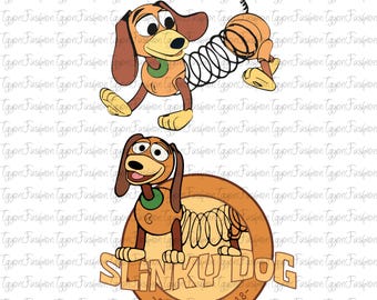 Disney Toy Story Slinky Dog Bundle Png, Toy Story Friends Png, Toy Story Party Png, Infinity and Beyond Png, Plik cyfrowy, Natychmiastowe pobieranie