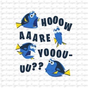 Disney Findet Nemo Dory Wie Geht es Ihnen Png, Findet Nemo Passender Png, Findet Dory Png, Nemo Charaktere Png, digitale Datei, Instant Download