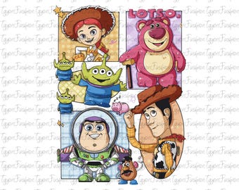 Toy Story To infinity and Beyond Png, Toy Story Friends Png, Disney Woody Jessie Buzz Alien Rex Png, Family Vacation Png, Instant Download
