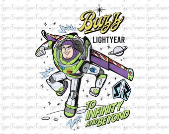 Disney Toy Story Buzz Lightyear Png, Toy Story Friends Png, Disney Toy Story Party Png,Disney To Infinity and Beyond Png, Instant Download