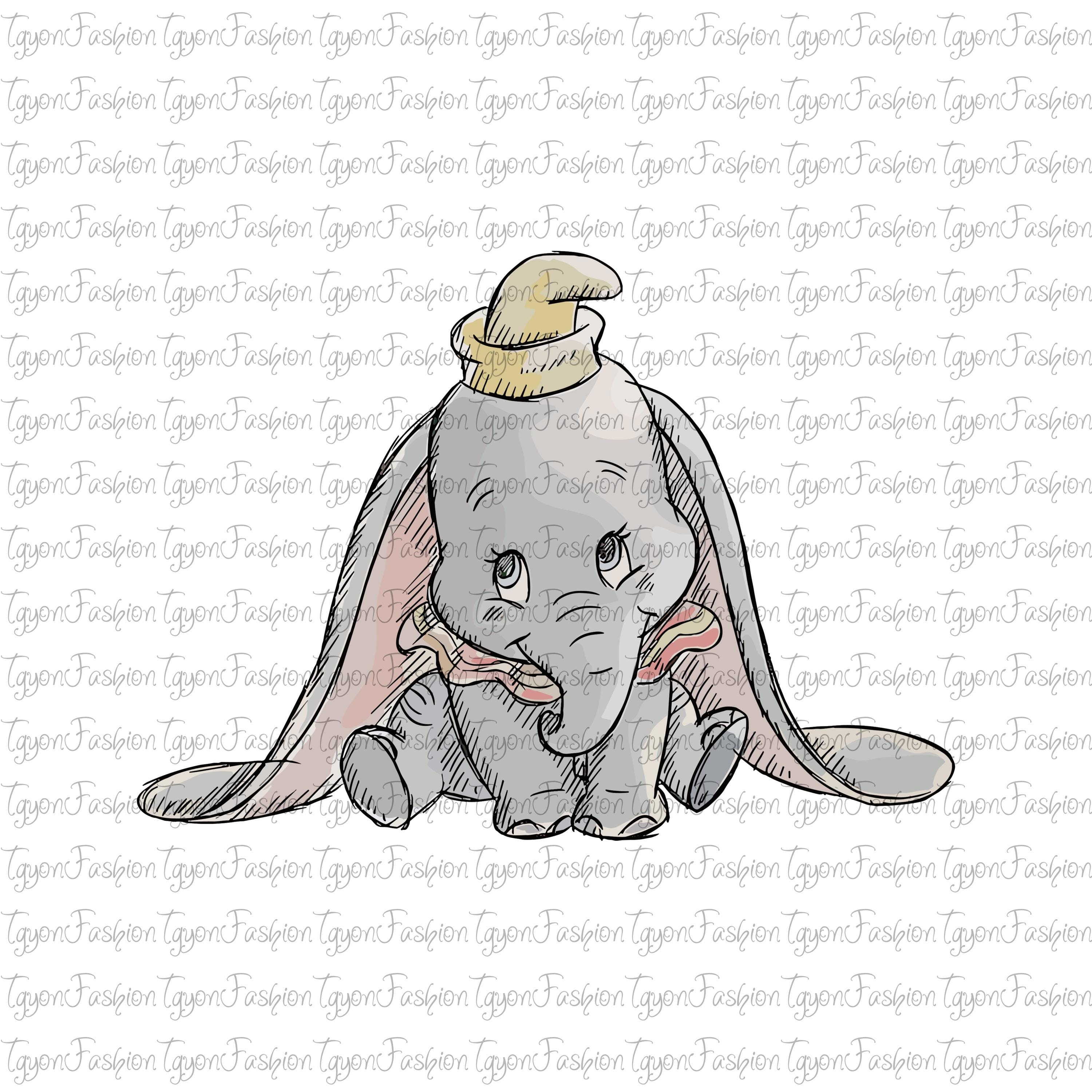 ダンボ ピンバッジ 絵画 ダンボ ピンバッジ 絵画 Dumbo illustration - Etsy 日本