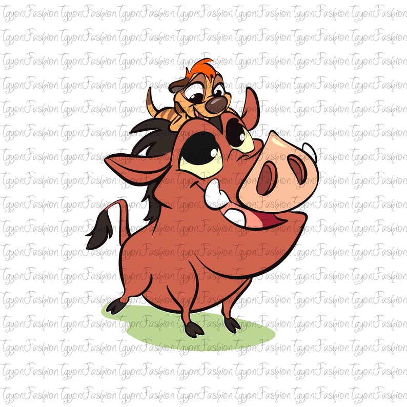 Disney Lion King Characters Png, Hakuna Matata Png, Timon and Pumbaa ...