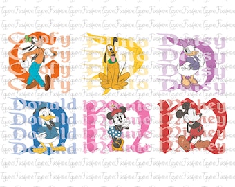 Disney Mickey and Friends Png, Disney Mickey & Co Png, Mickey Mouse Png, Disney Trip Png, Instant Download, Disney Magic Kingdom Png