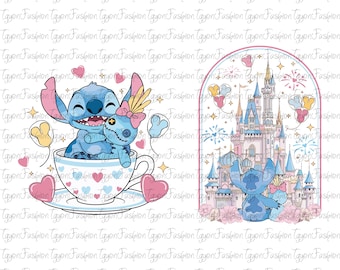 Disney Stitch And Scrump Png, Disney Castle Png, Magical Kingdom Png, Disney Ohana Family Means Png, Disney Stitch Png, Disney Ohana Png