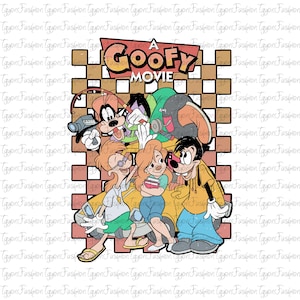 Disney Goofy Friends Shirt, Disney Mickey and Friends Png, Goofy Max Roxanne Powerline Png, Disney Magic Kingdom Png, Disney Powerline Png