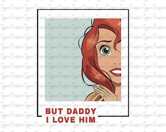 Princesa Ariel de Disney, Pero papá, lo amo (Png), La Sirenita (Png), Princesa Disney (Png), Princesa Ariel (Png), Archivo digital, Descarga instantánea