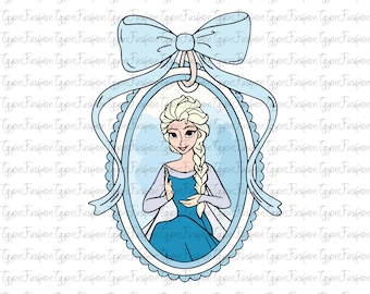 Disney Frozen Coquette Bows Watercolor Png, Disney Olaf and Sven Png,Disney Magic Kingdom Png,Disneyland Frozen Png,Disney Elsa and Anna Png