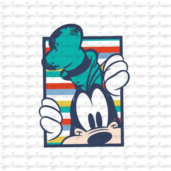 トップス 90s Disney Tee mickey goofy print Disney Retro 90S Goofy Portrait Shirt, Mickey and Friends