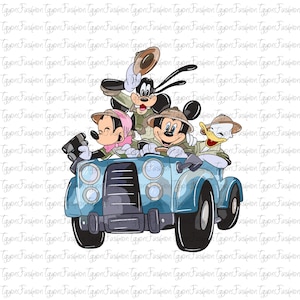 Disney Mickey and Friends Safari Png, Disney Safari Png, Mickey Mouse Png, Disney Animal Kingdom Png, Safari Mode Png, Instant Download
