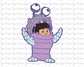 Aquarel Disney Monsters-personages, aquarel png, Disney Monsters png, Disney Boo png, Disney Sully png, Monster Inc png, Monsters University png