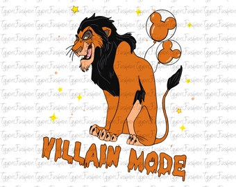 Disney Lion King Villains Scar Villain Mode Png, Hakuna Matata Png, Disney Safari Png, Digital File, Animal Kingdom Png, Instant Download