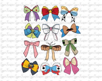 Toy Story Coquette Bows Png, Toy Story Friends Png, Disney Woody Jessie Buzz Alien Rex Png,Family Vacation Png,Digital File,Instant Download