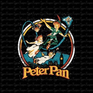 Disney Peter Pan Characters Png, Disney Peter Pan Png, Tinker Bell Captain Hook Png, Neverland Png, Tinkerbell Png, Peter Pan Silhouette Png