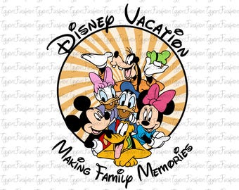 Disney Mickey et ses amis Png, Disney Mickey & Co Png, Mickey Mouse Png, Disney Trip Png, téléchargement immédiat, Disney Magic Kingdom Png