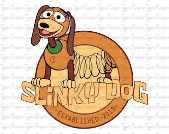 Disney Toy Story Slinky Dog Png, Disney Toy Story Friends Png, Toy Story Party Png, Infinity and Beyond Png, Plik cyfrowy, Natychmiastowe pobieranie