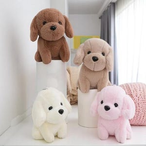 Adorable Cartoon Puppy Plush Toys – Mini Dog Doll Keychain, Cute Gift for Girls and Everyone, Ragdoll Bag and Phone Charm