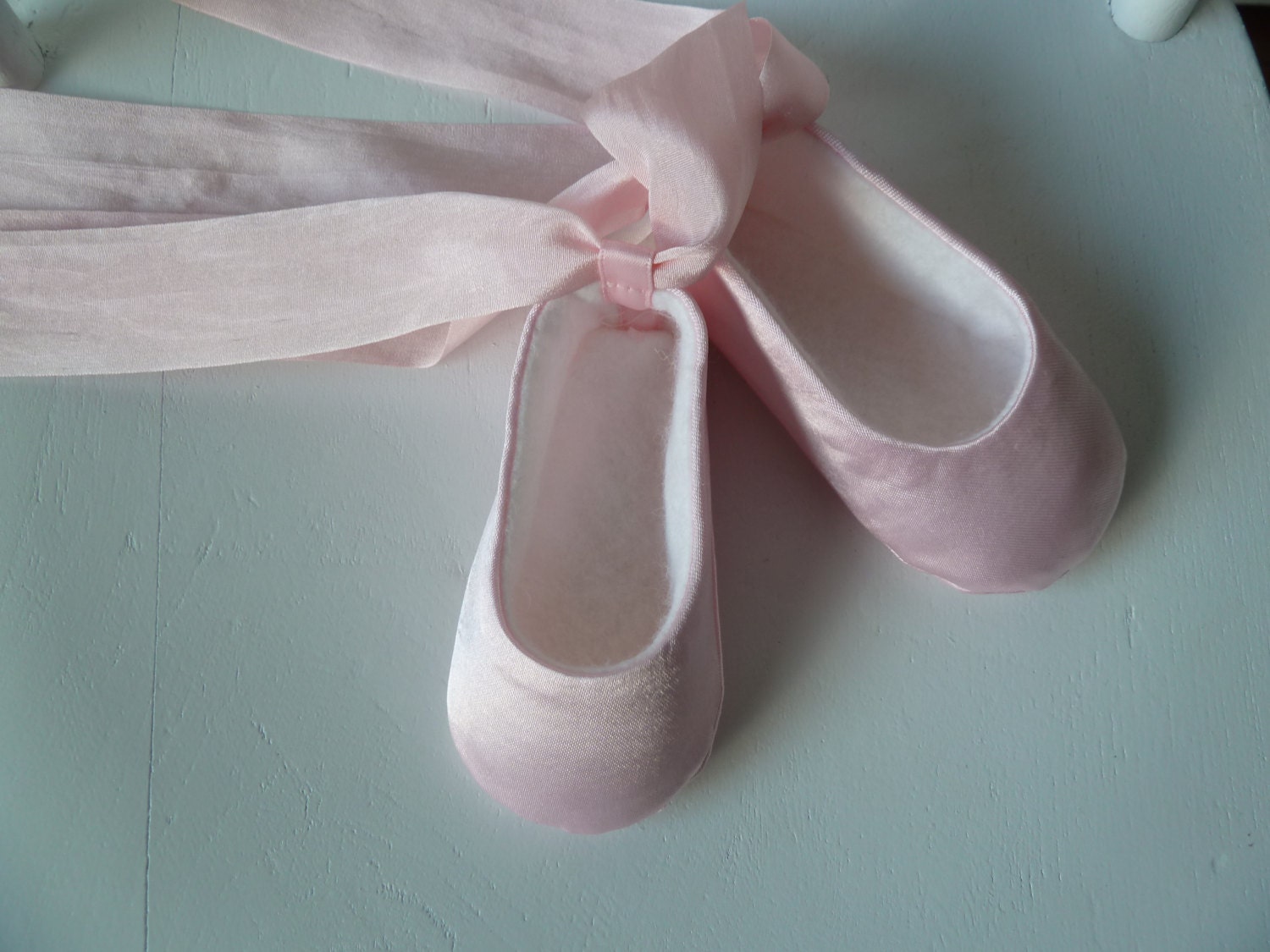 Baby Ballerina Shoes . Pink Baby Girl Shoes . Handmade Infant Etsy