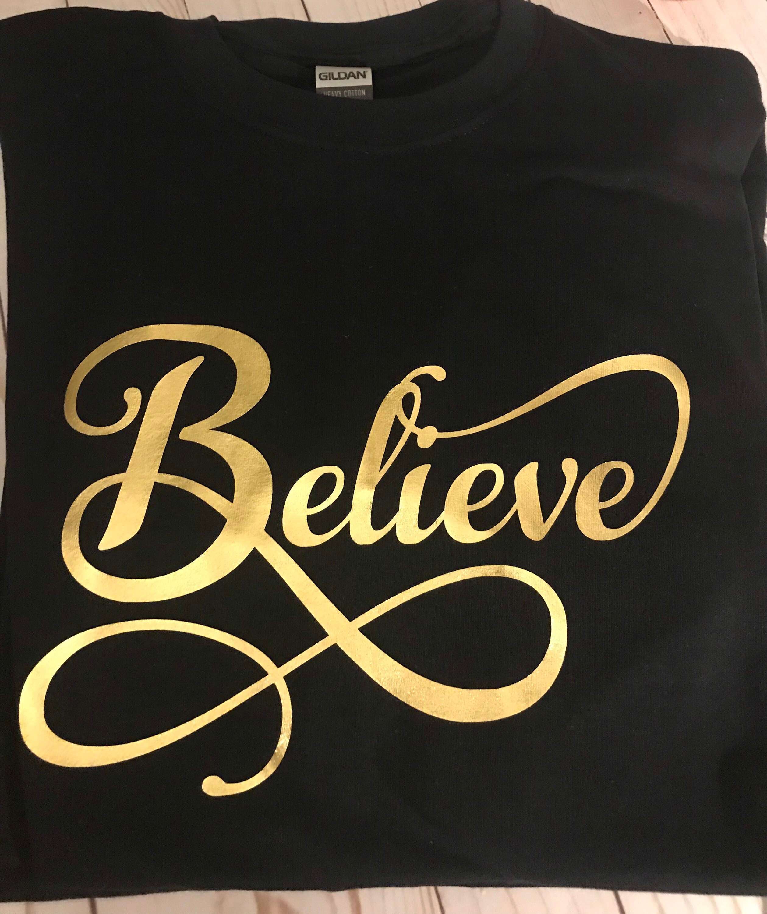 Believe Shirt Believe Tshirt Believe Tee Inspirational - Etsy UK